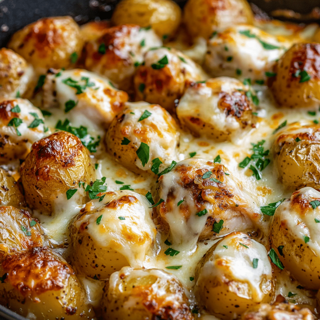 Garlic Parmesan Chicken and Potatoes
