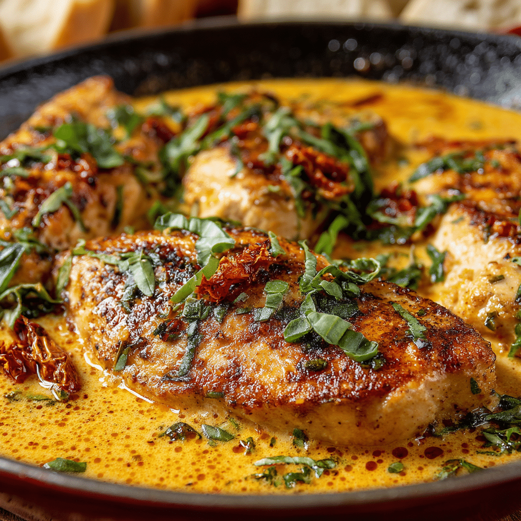 Marry Me Chicken (Chicken in a Sun-Dried Tomato Cream Sauce) Recipe