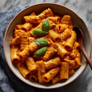 One Pot Rigatoni in Pink Sauce Recipe