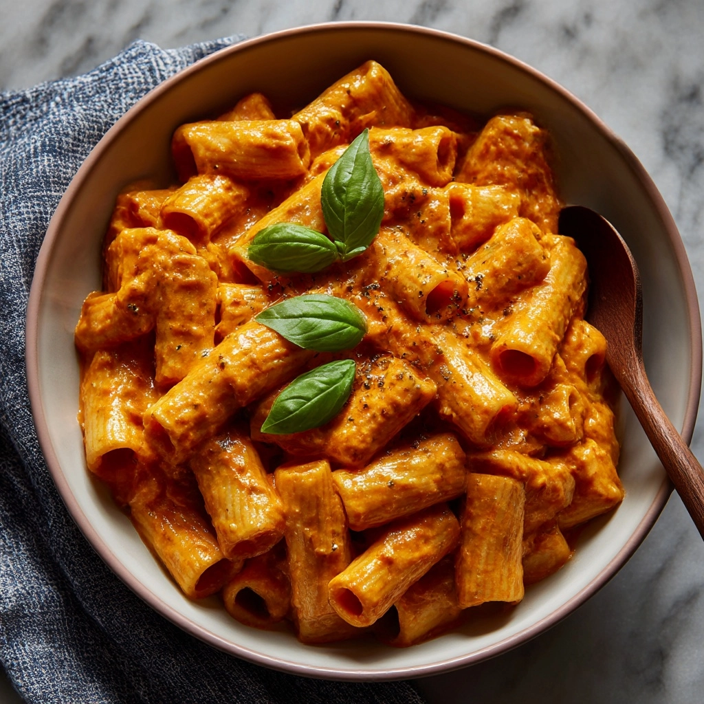 One Pot Rigatoni in Pink Sauce Recipe