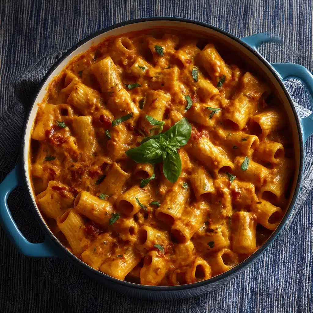 One Pot Rigatoni in Pink Sauce Recipe - Recipe Image
