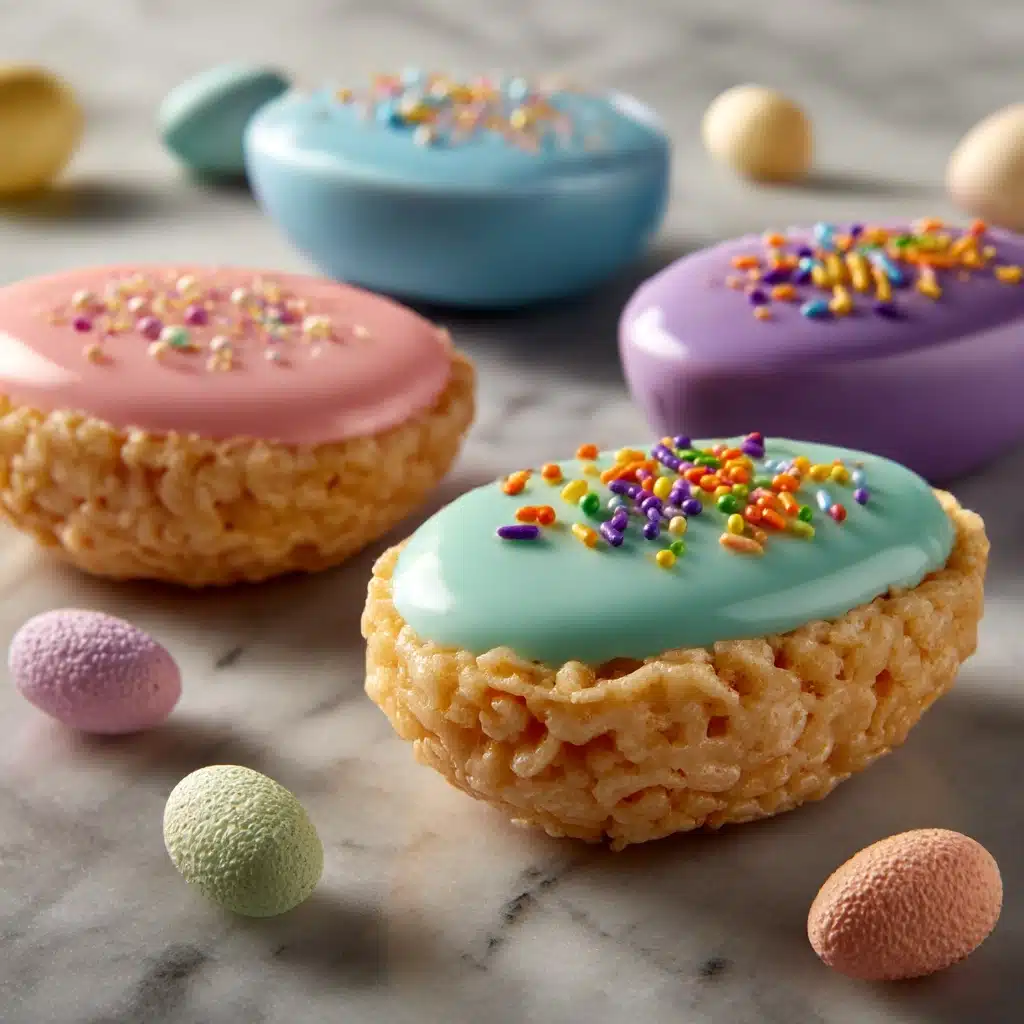Easter Rice Krispies Eggs Recipe - Recipe Image