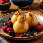 Baked Pears with Berries Recipe
