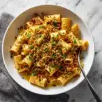 Pumpkin Rigatoni with Rosemary Walnut Crispies Recipe