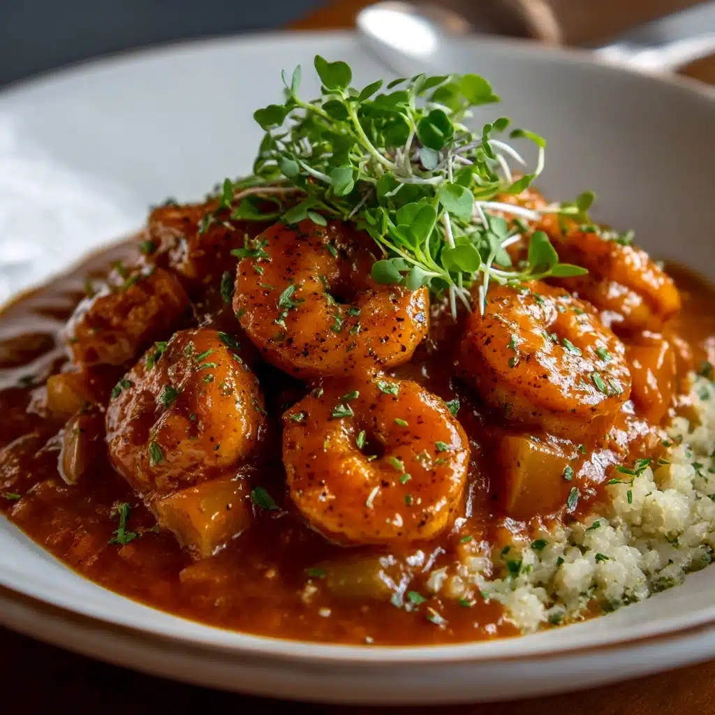 Spicy Weekend Gumbo with Shrimp and Sausage Recipe - Recipe Image