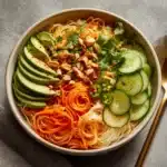 Spring Roll Bowls with Sweet Garlic Lime Sauce Recipe