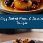 Baked Pears with Berries Recipe