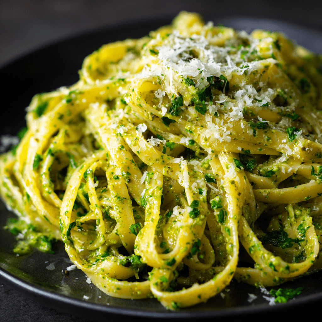 Creamy Tuna Pesto Pasta