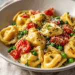 Garlic Parmesan Tortellini Salad