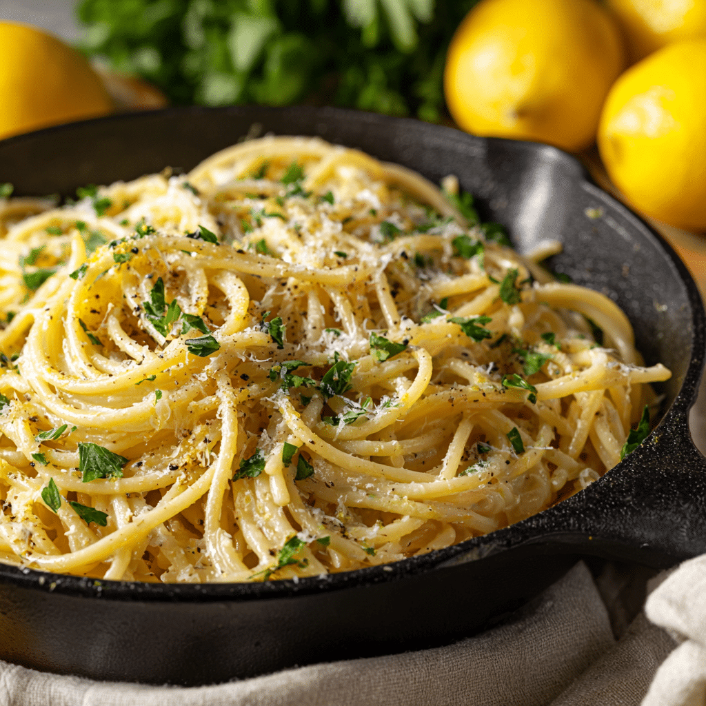 Lemon Garlic Butter Pasta
