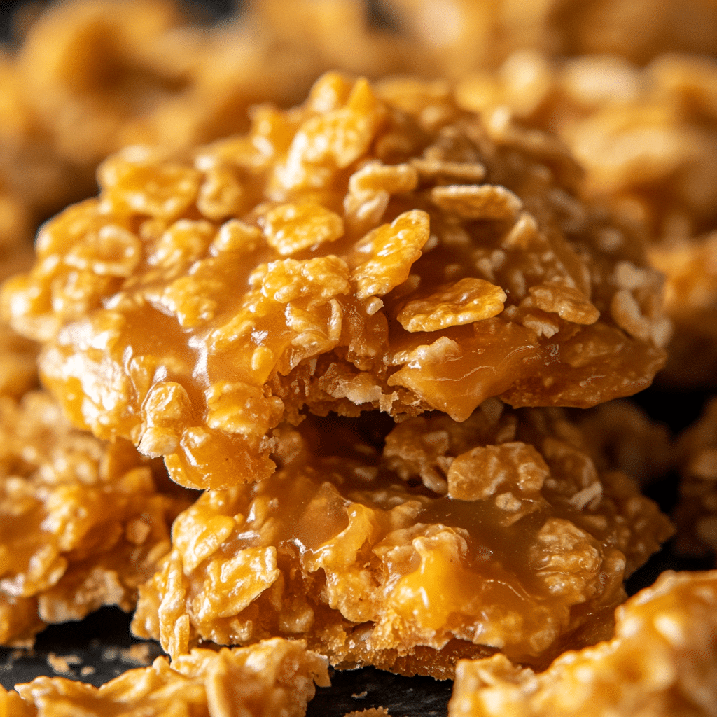 Peanut Butter Cornflake Cookies