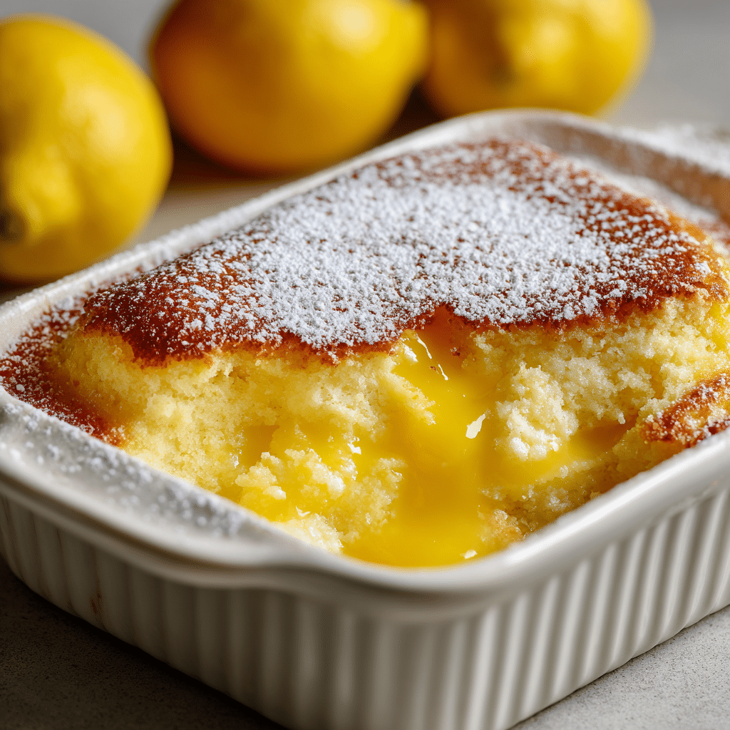 Magic Lemon Cobbler