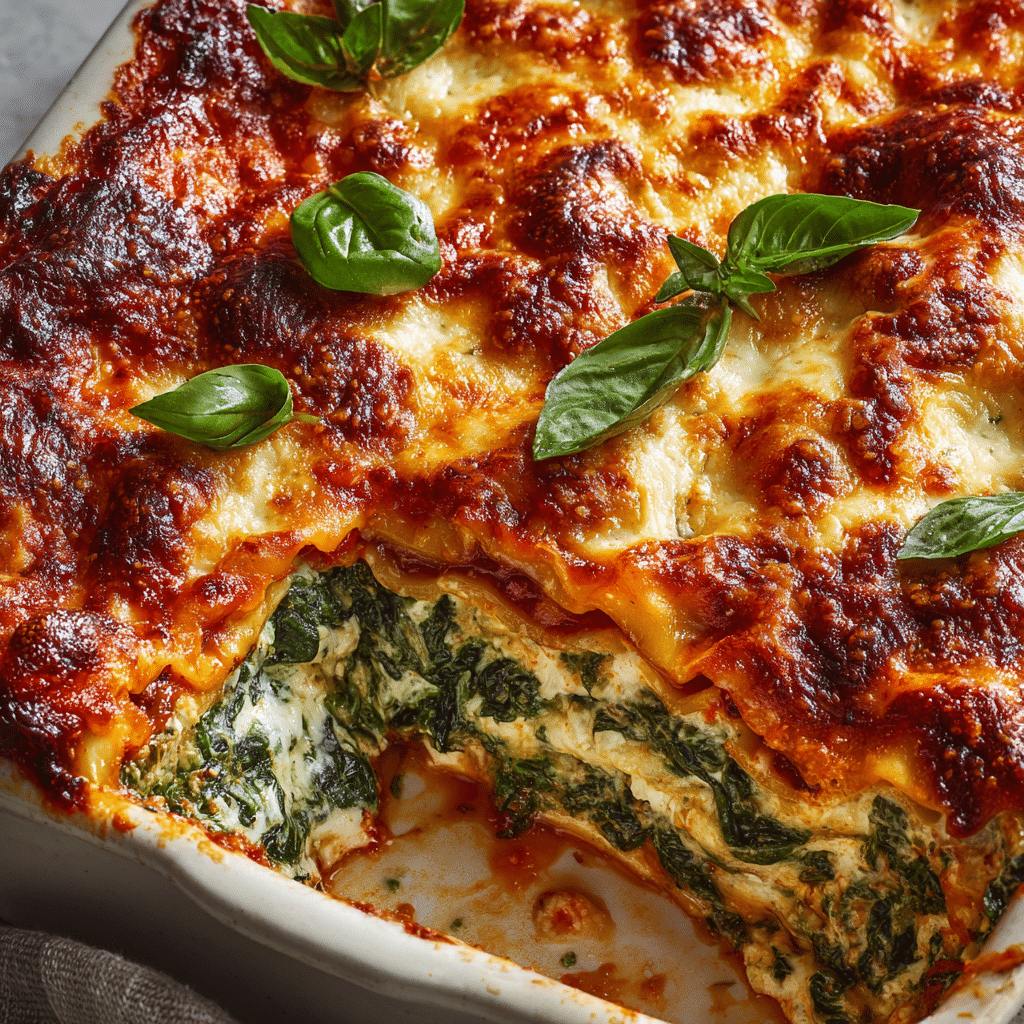 Spinach Ricotta Lasagna