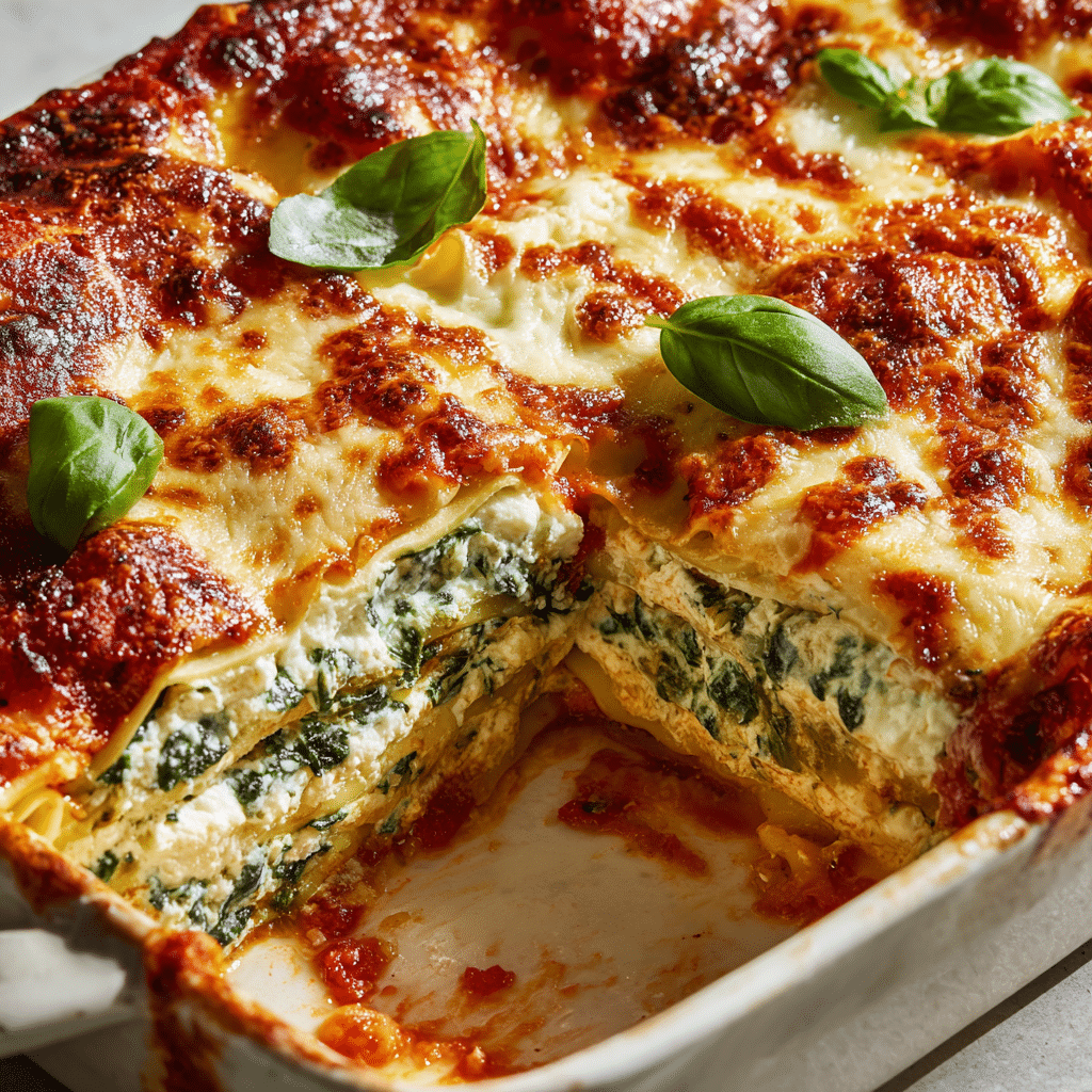 Spinach Ricotta Lasagna
