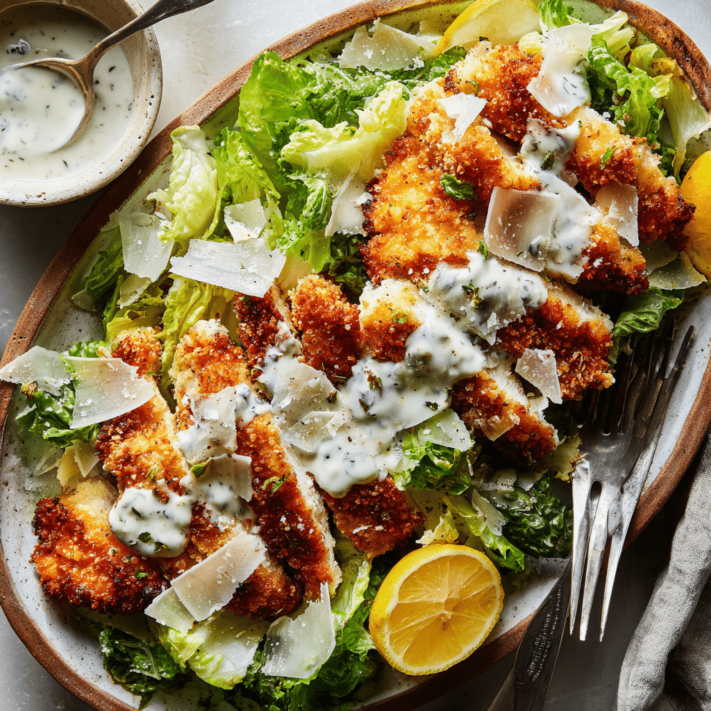 Air Fryer Chicken Caesar Cutlets