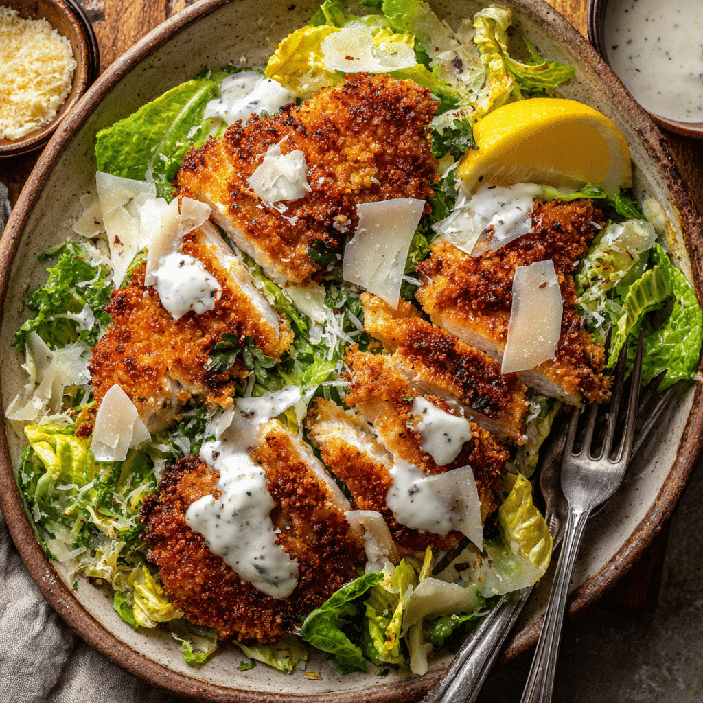 Air Fryer Chicken Caesar Cutlets