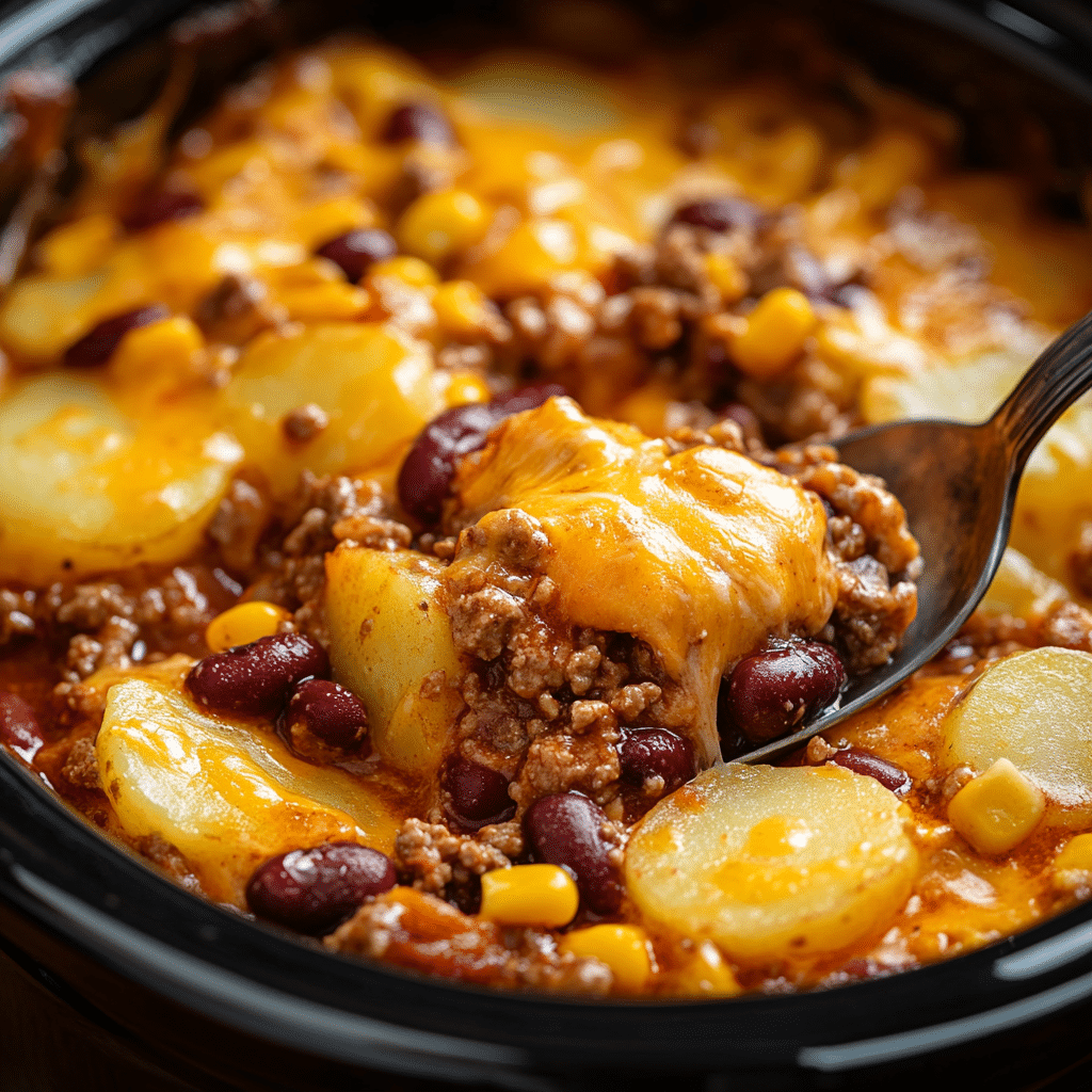Crockpot Cowboy Casserole