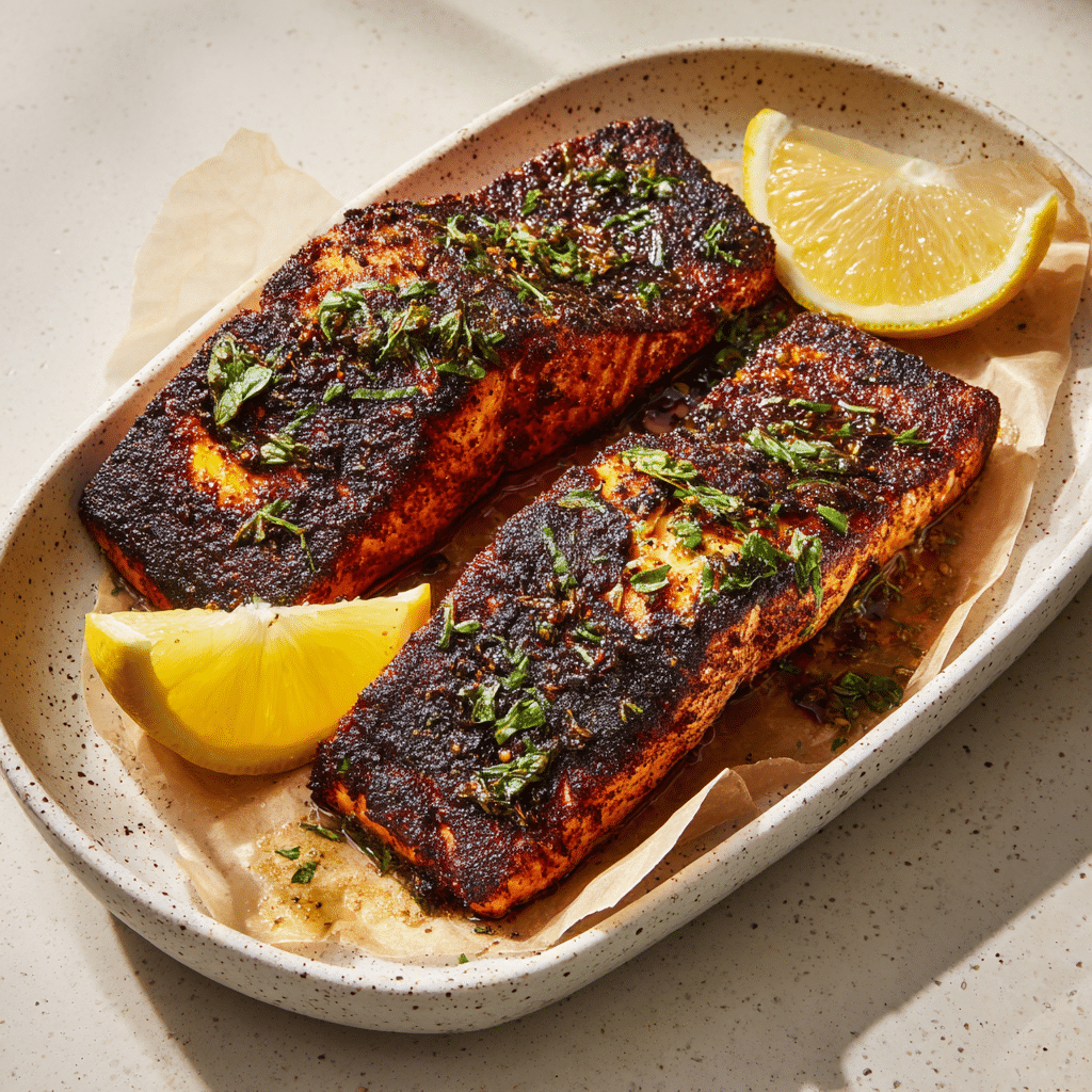 Sumac Blackened Salmon