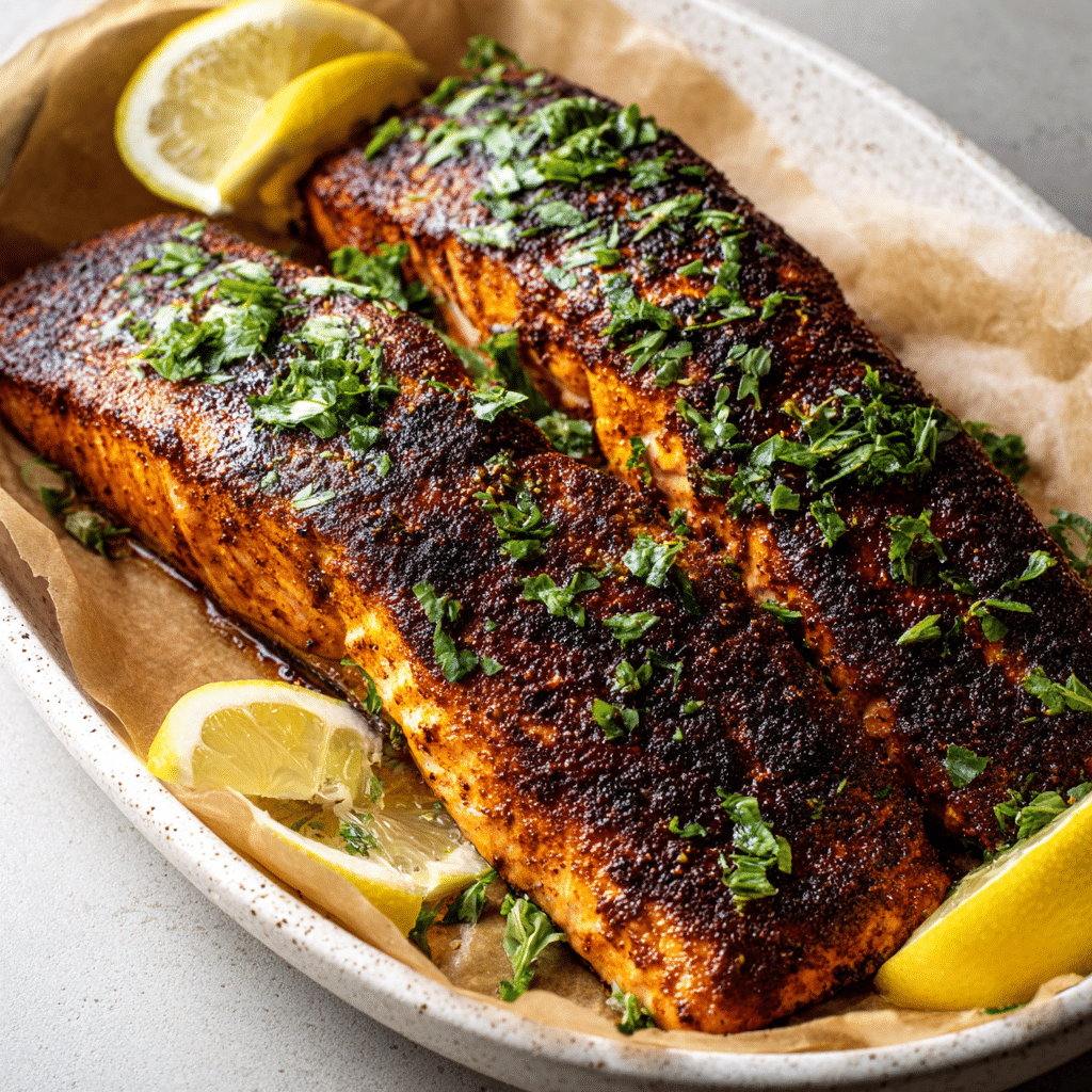 Sumac Blackened Salmon
