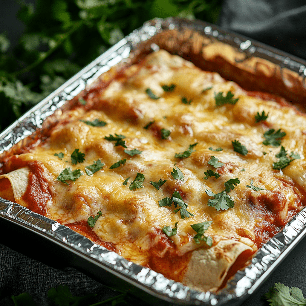 Freezer Chicken Enchiladas
