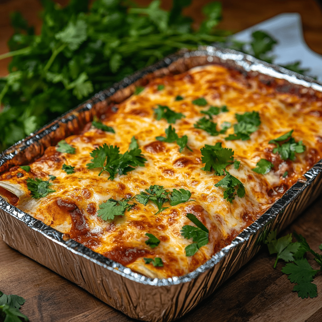 Freezer Chicken Enchiladas