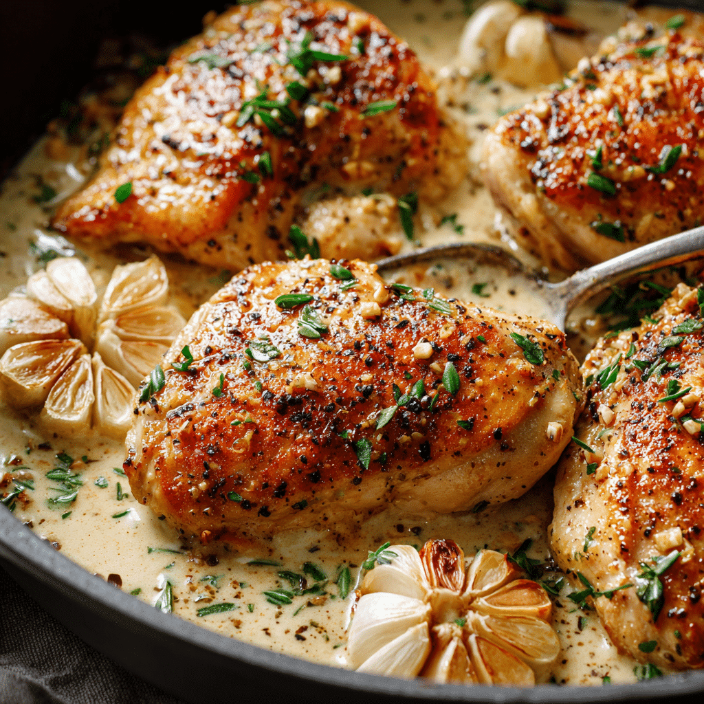 Creamy Garlic Chicken Breasts