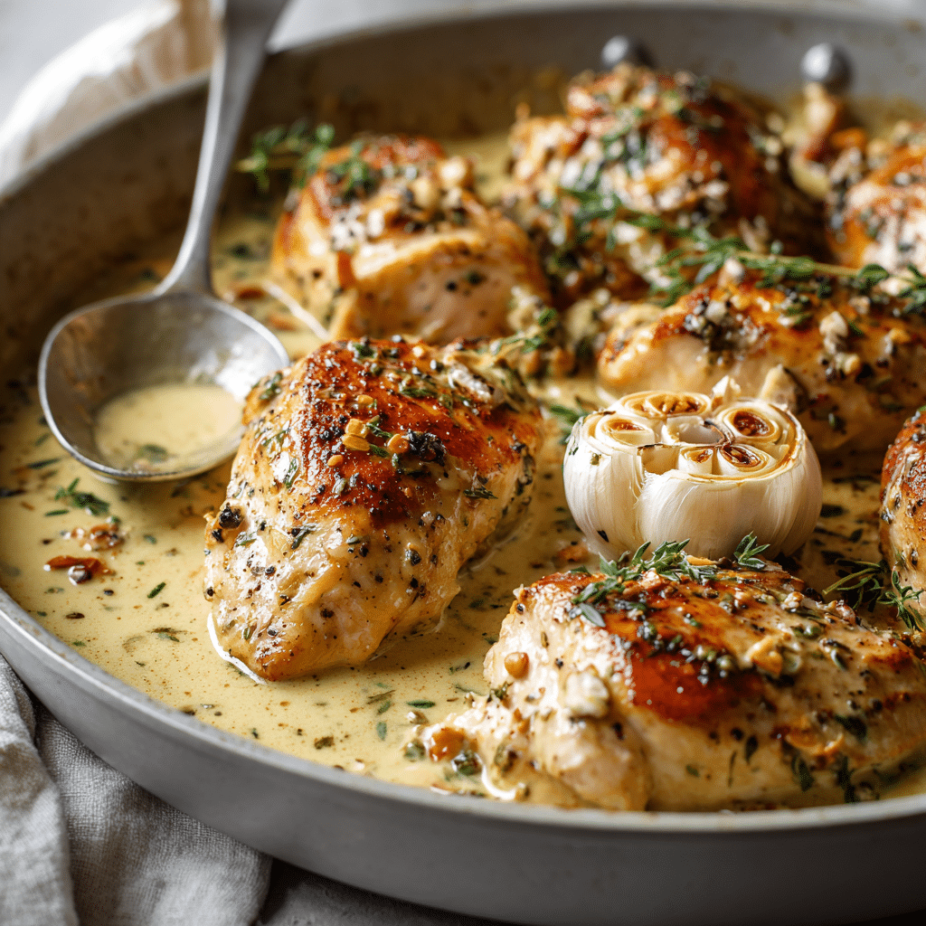 Creamy Garlic Chicken Breasts