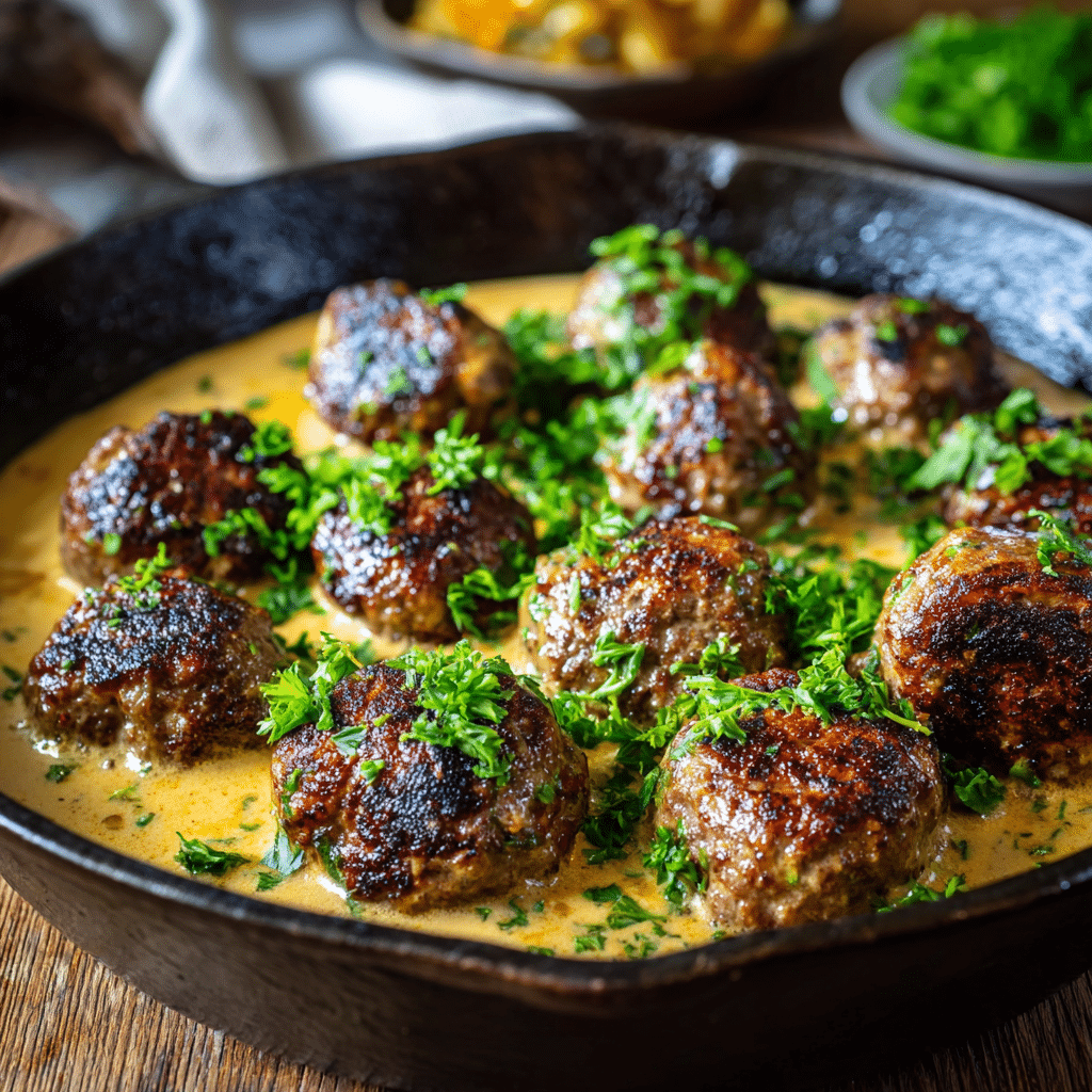 Swedish Meatballs with Gravy