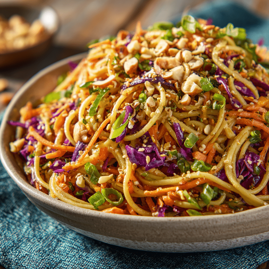 Ramen Noodle Salad with Cabbage