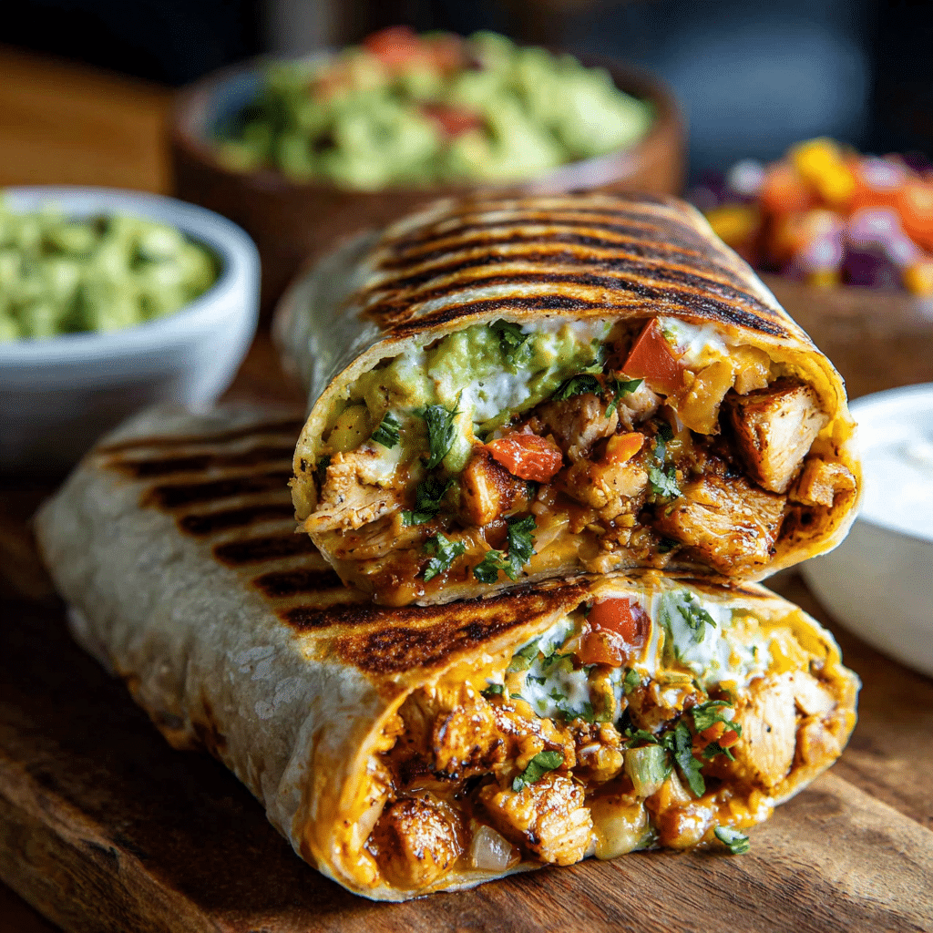 Chipotle Ranch Grilled Chicken Burrito