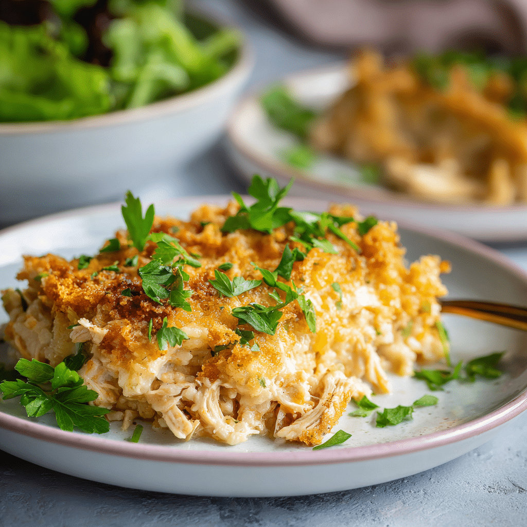 Healthy Chicken Cauliflower Rice Casserole