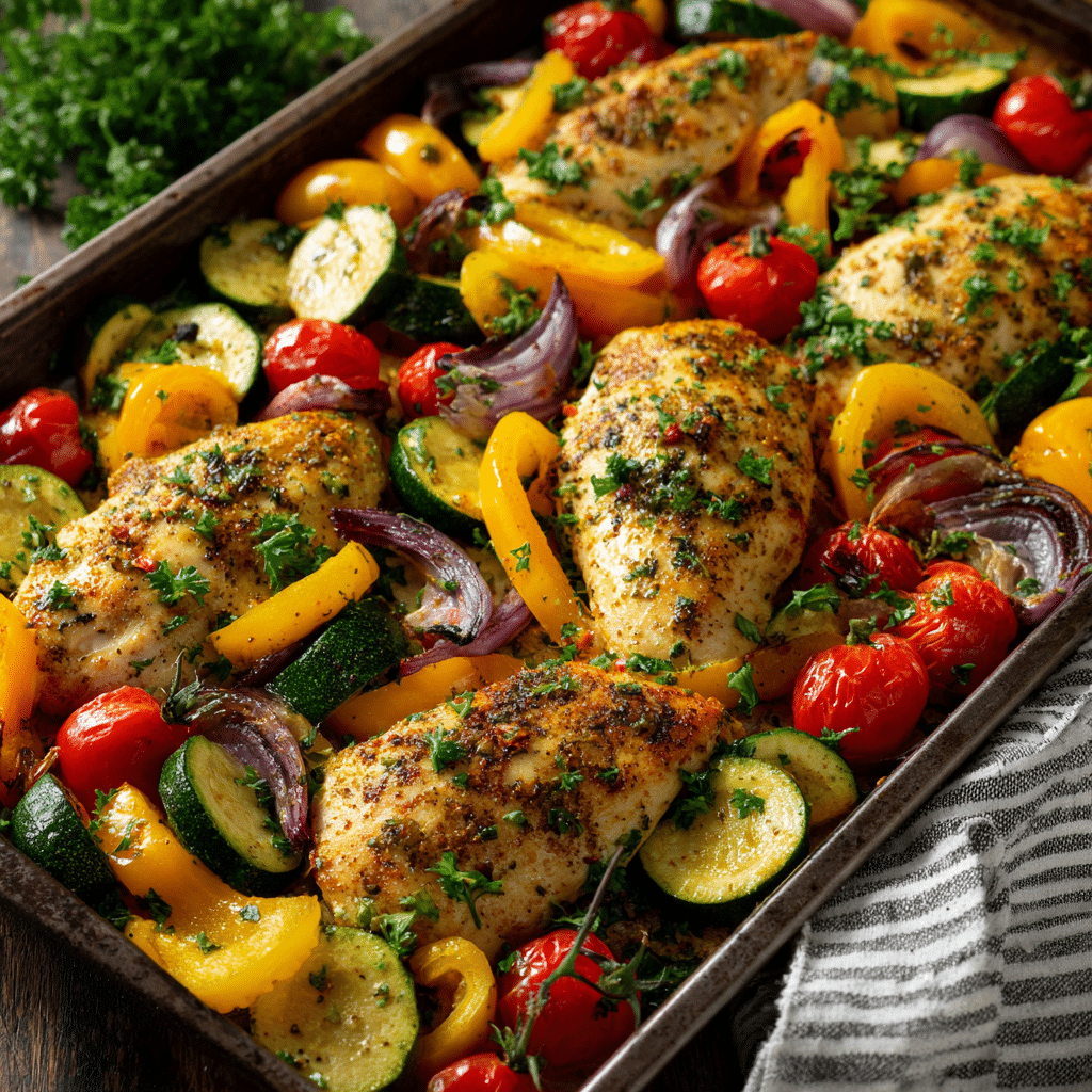 Balsamic Glazed Chicken and Veggies