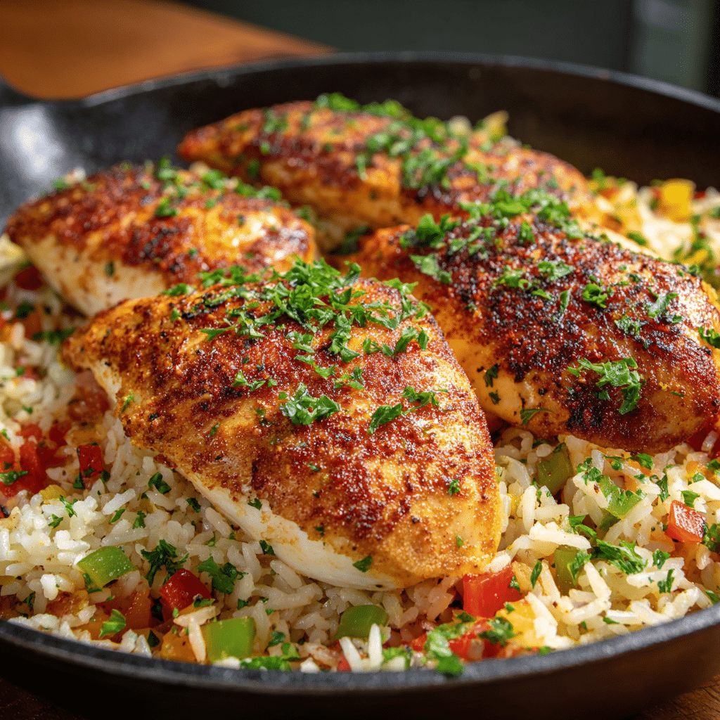 One-Pan Mexican Chicken and Rice