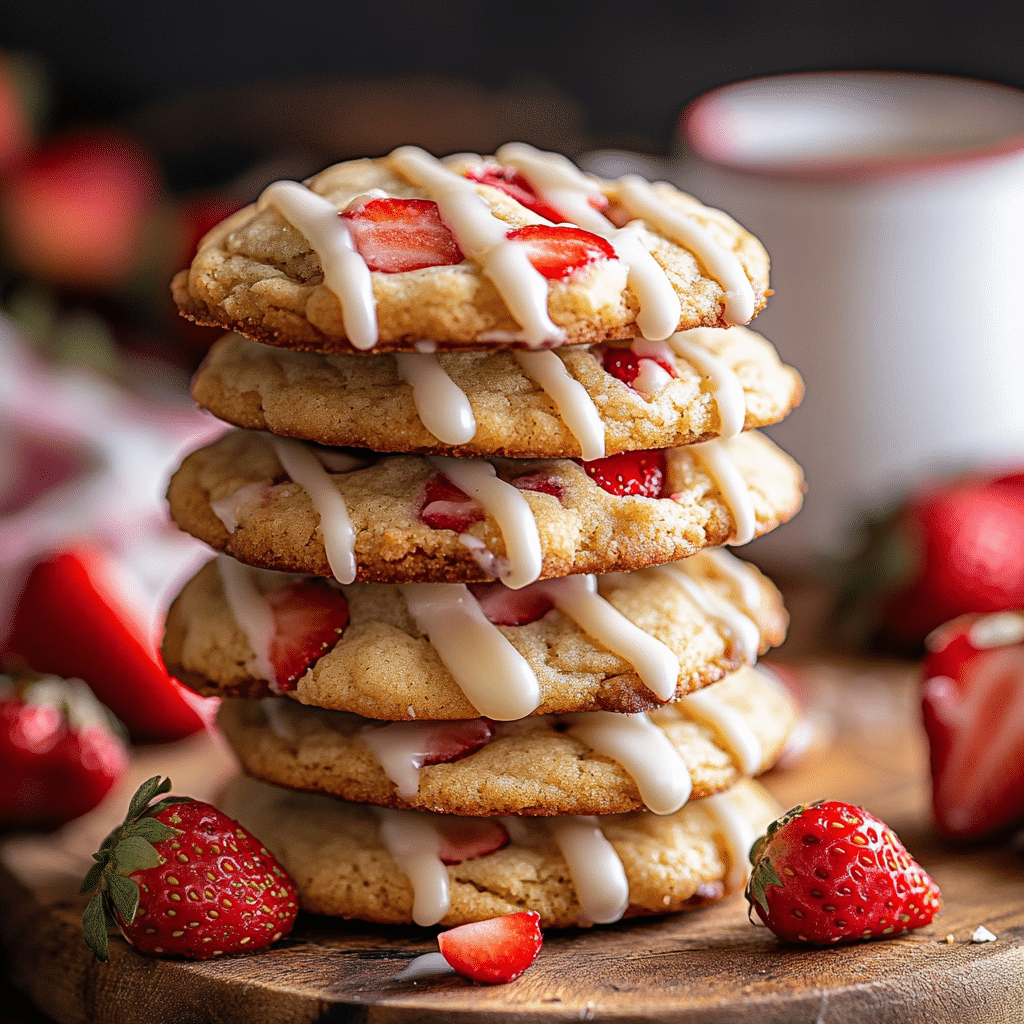 Strawberry Shortcake Cookies