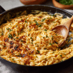 Creamy Garlic Parmesan Orzo