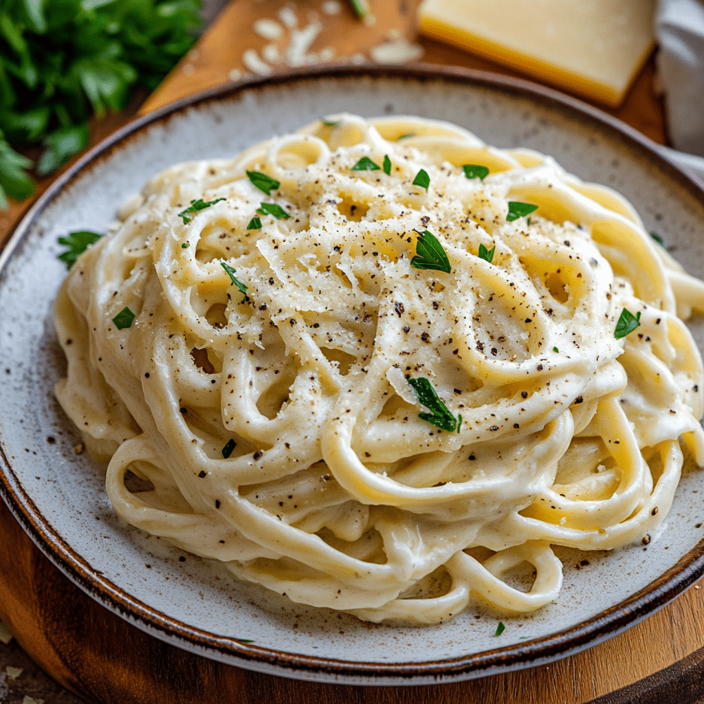 One-Pot Greek Yogurt Alfredo Pasta