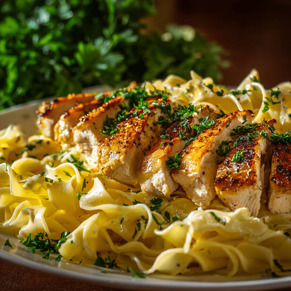 Easy Chicken with Buttered Noodles