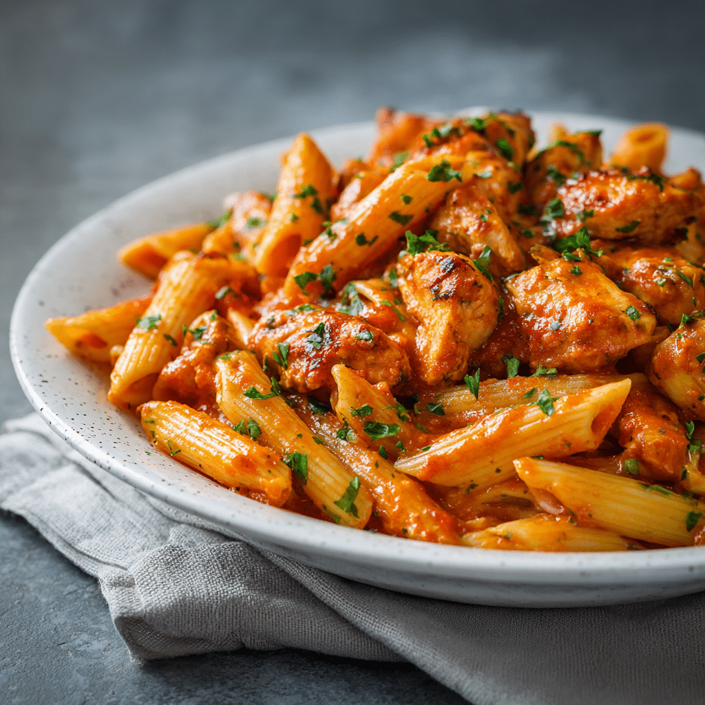 Creamy Chicken Penne Arrabbiata