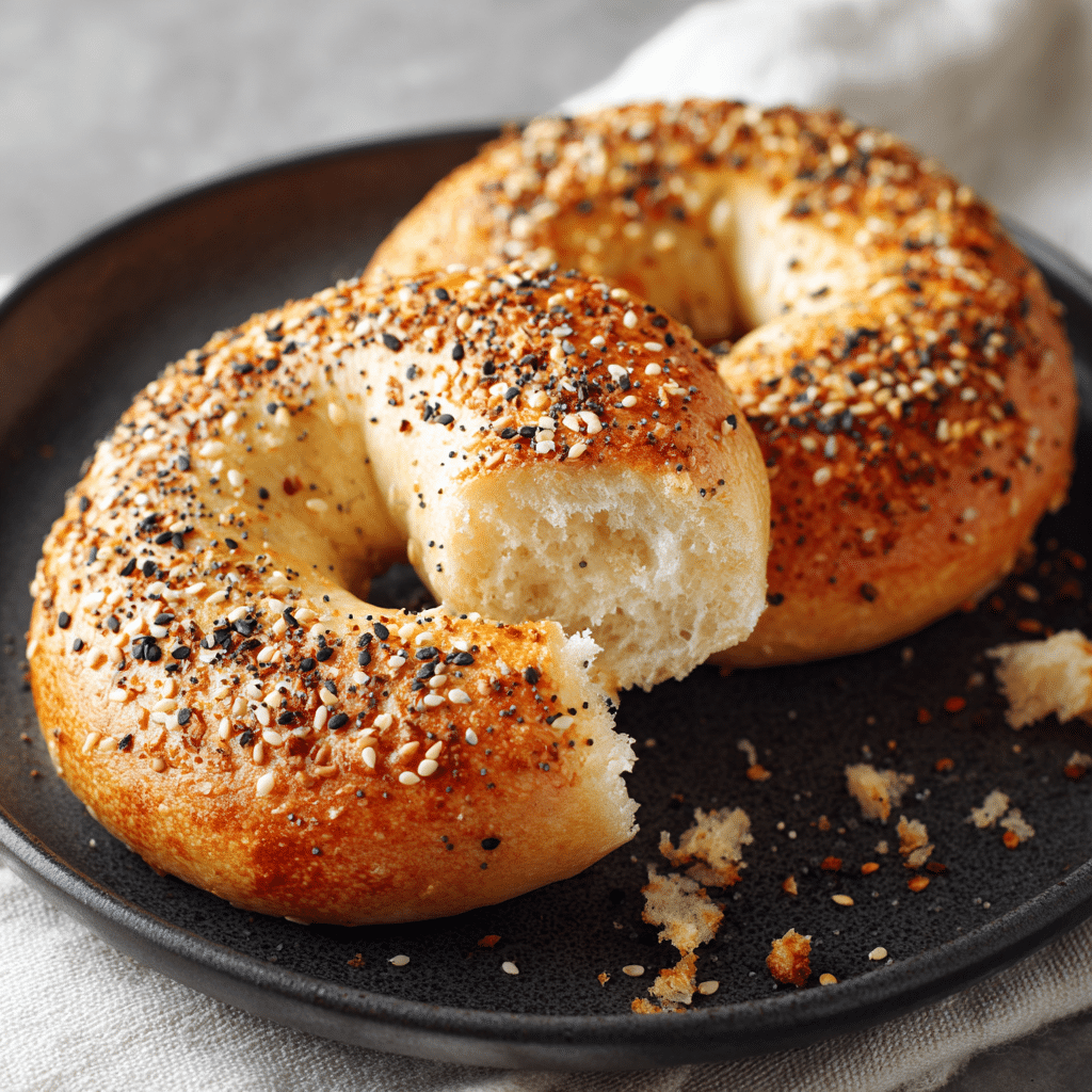 High Protein Greek Yogurt Bagels