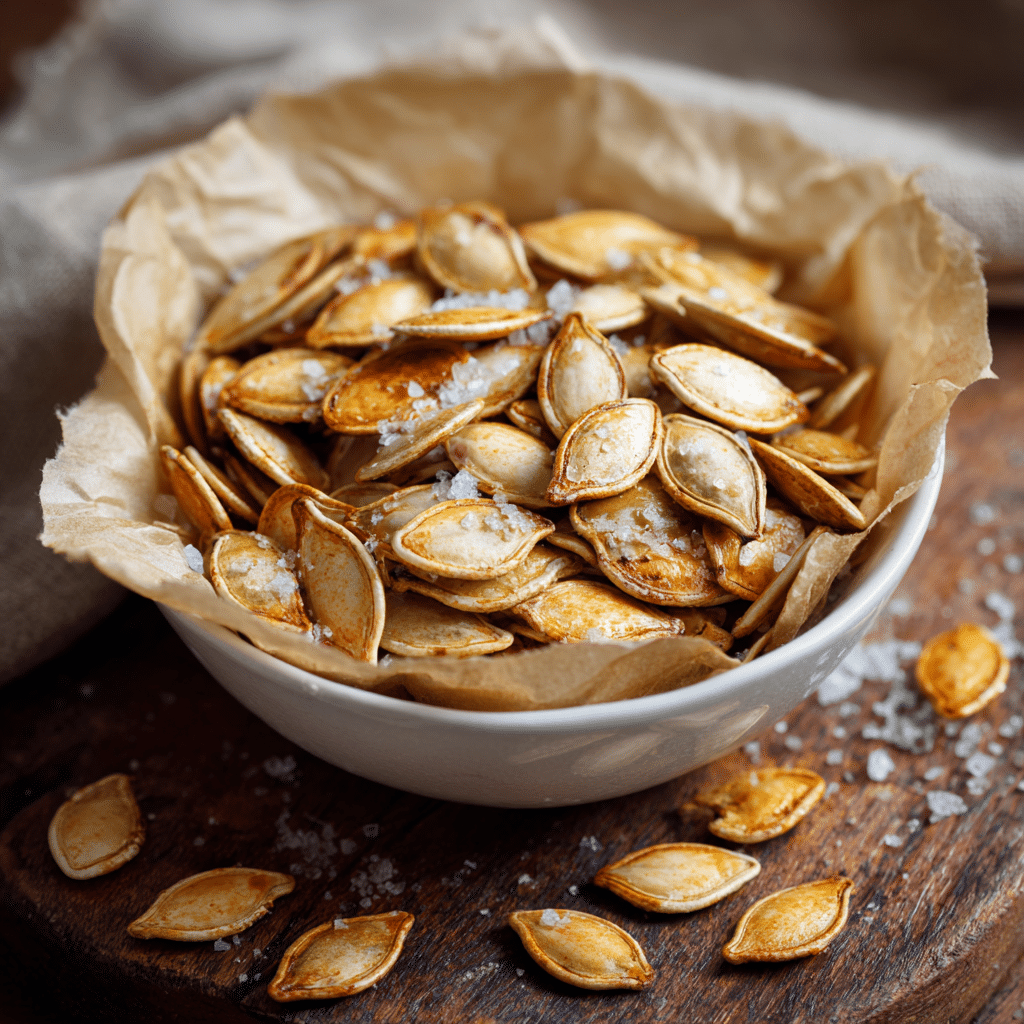 Easy Salted Roasted Pumpkin Seeds