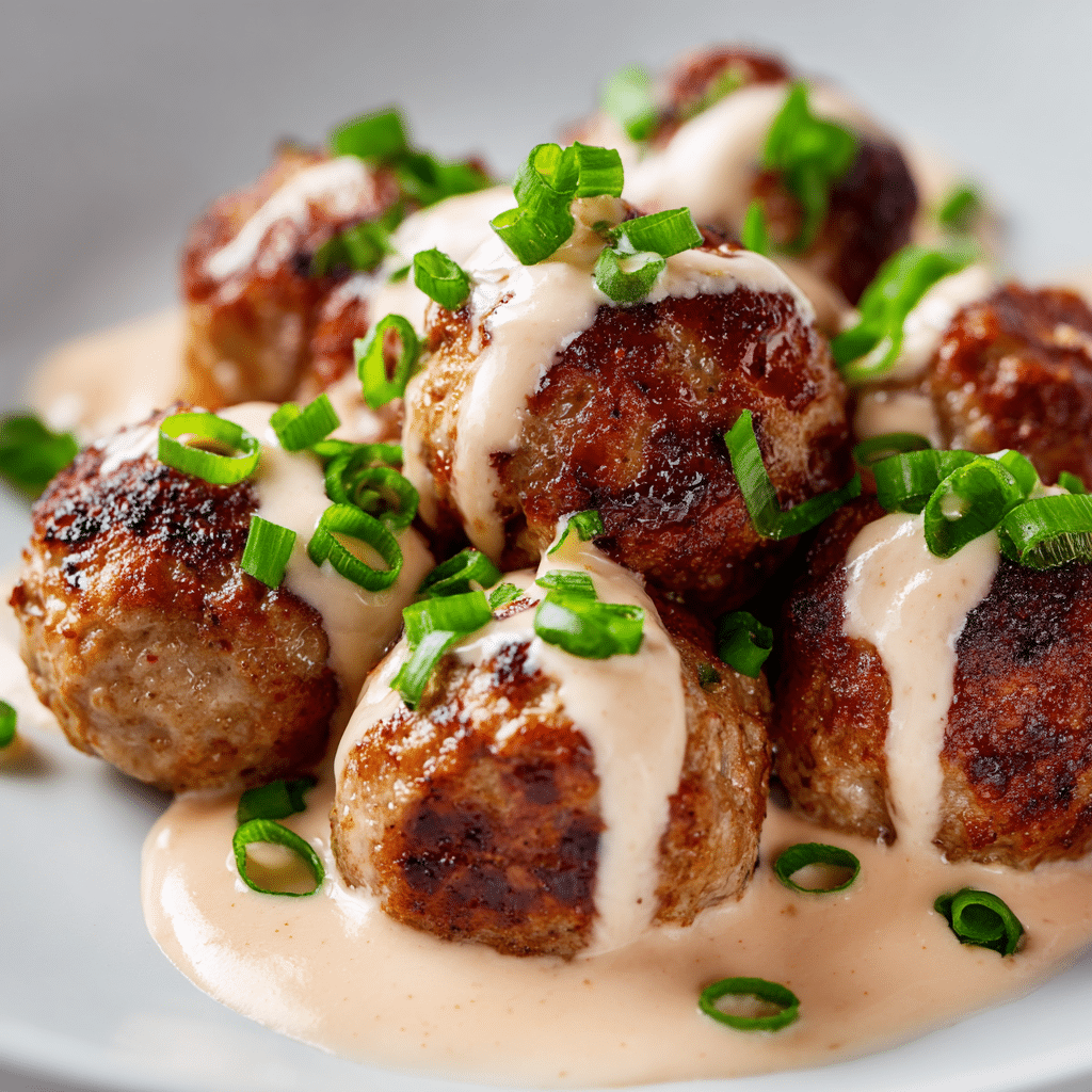 Turkey Meatballs and Spicy Aioli