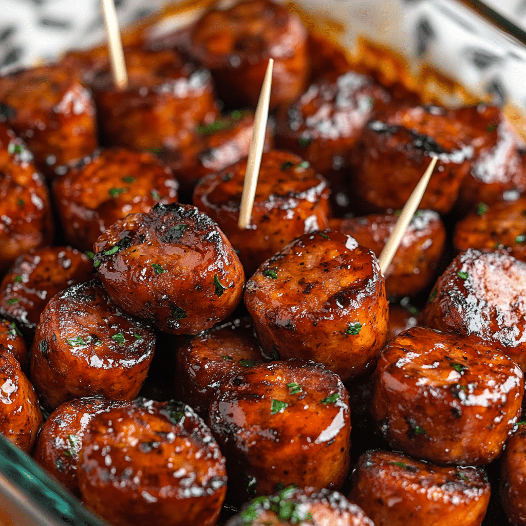 BBQ Sausage Bites