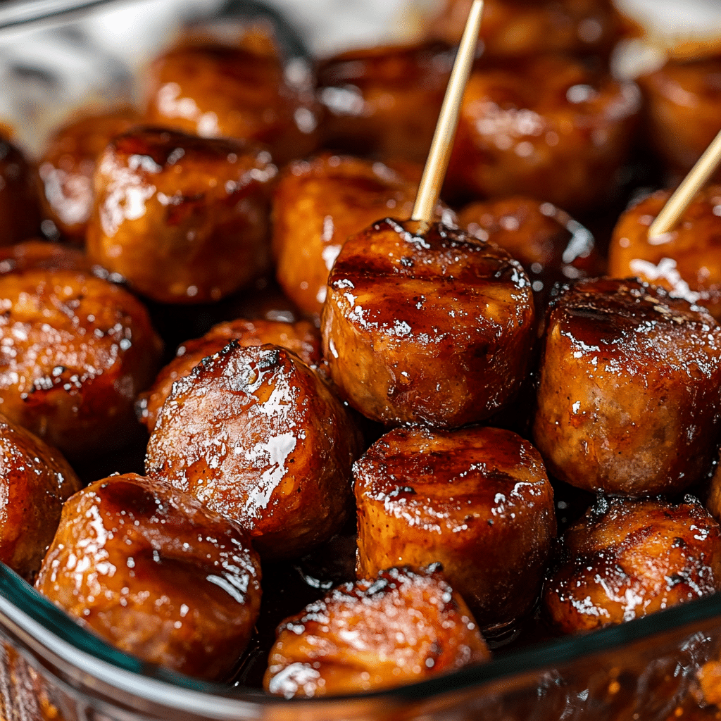 BBQ Sausage Bites