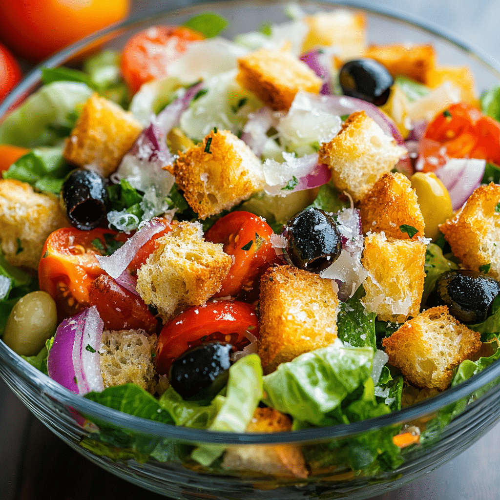 Olive Garden House Salad and Salad Dressing