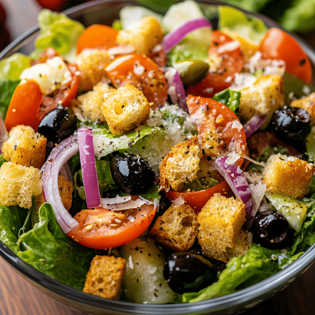Olive Garden House Salad and Salad Dressing