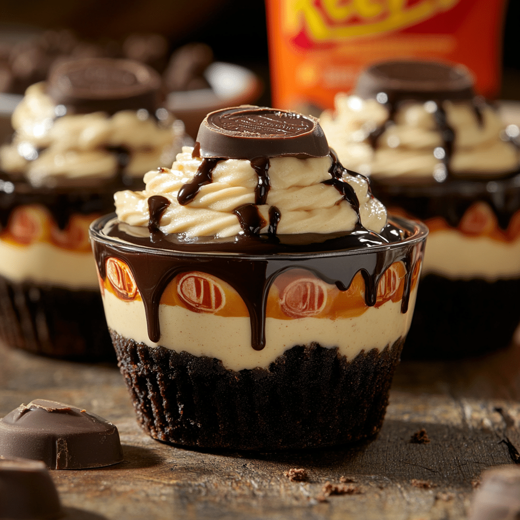 Chocolate Peanut Butter Dessert Cups