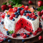 Fresh Watermelon Cake