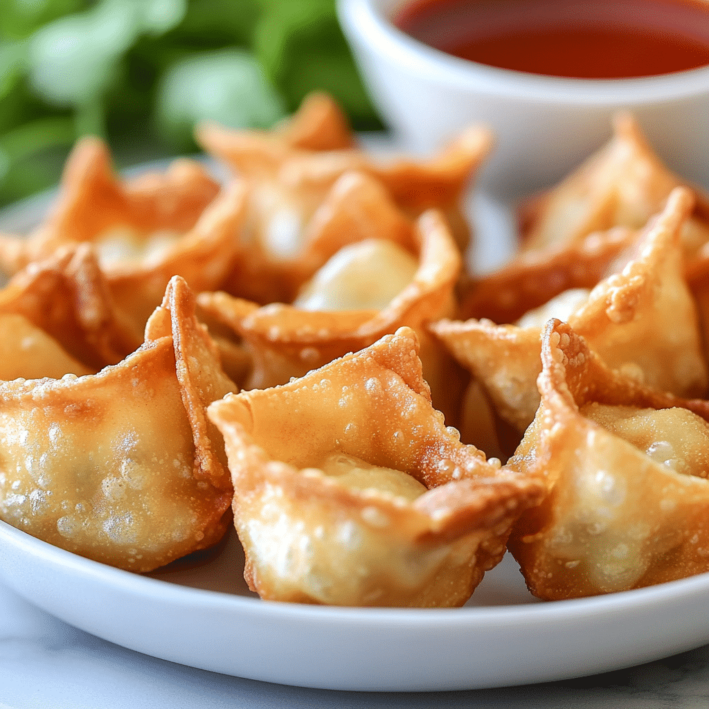 Homemade Crab Rangoon
