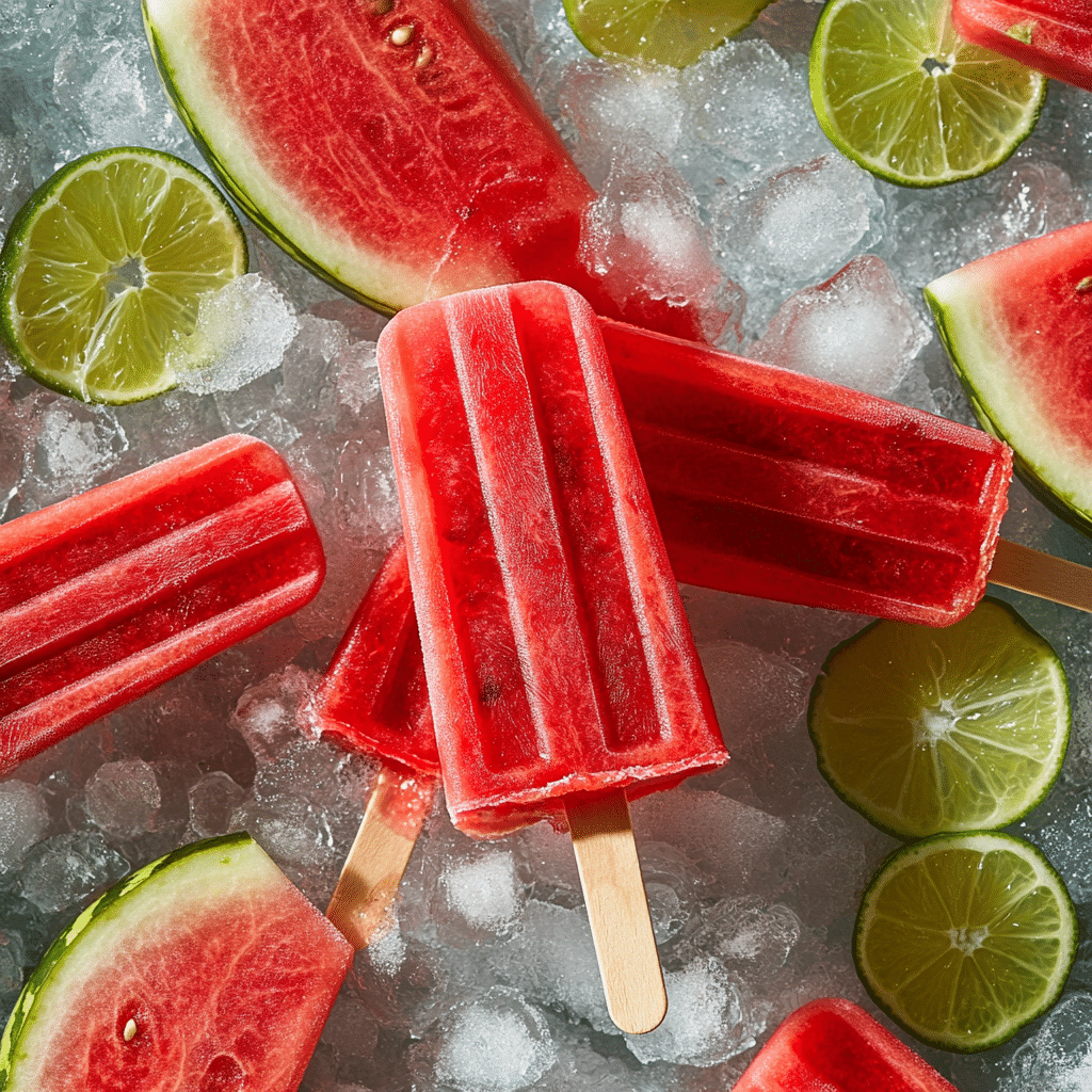 Watermelon Popsicles