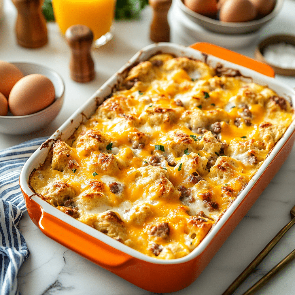 Biscuits and Gravy Casserole